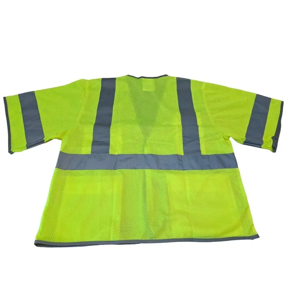 Grainger Safety Vest Orange Green‎ High Vis ANSI TypeR Class 2/3 S/M 2XL 3XL